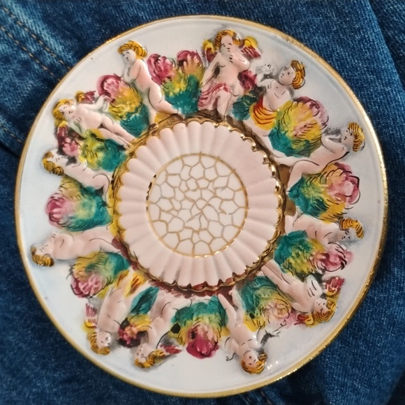 NACHTMANN DOLPHIN 🐬 MARINE FROSTED/CLEAR VASE  EV - Picture 8 of 15